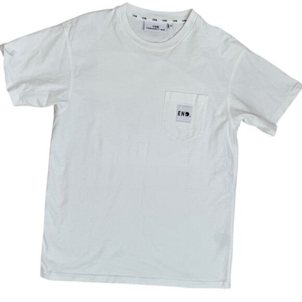END x Carhartt WIP Mens White Pocket T Shirt Mens XS Work In Progress